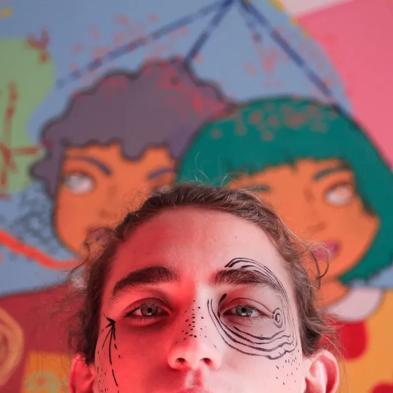 Artist at work